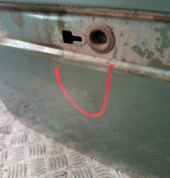 Porte arriere gauche RENAULT SCENIC 2