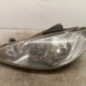 Optique avant principal gauche (feux)(phare) PEUGEOT 206