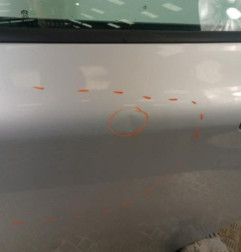 Porte arriere gauche PEUGEOT 208 1