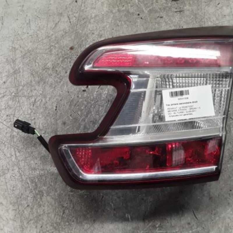 Feu arriere secondaire droit (feux) RENAULT MEGANE 3 Feu arriere secondaire droit (feux) RENAULT MEGANE 3