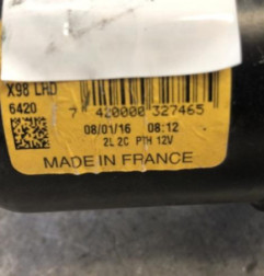 Moteur essuie glace avant RENAULT CLIO 4