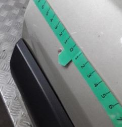 Porte laterale gauche FIAT SCUDO 2 Photo n°3