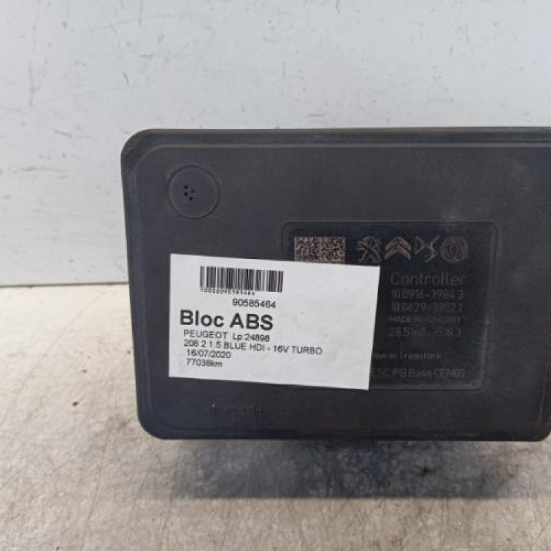 Bloc ABS (freins anti-blocage) PEUGEOT 208 2 Bloc ABS (freins anti-blocage) PEUGEOT 208 2