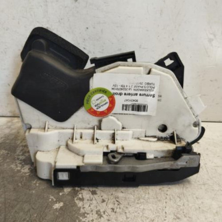 Serrure arriere droit VOLKSWAGEN POLO 5 Photo n°1