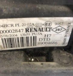 Optique avant principal droit (feux)(phare) RENAULT LAGUNA 2 Photo n°6
