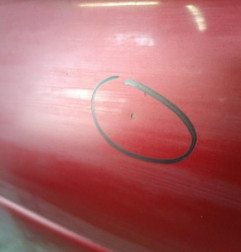 Porte avant gauche RENAULT MEGANE 1 Photo n°3