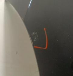 Pare choc arriere RENAULT MEGANE 3 Photo n°3