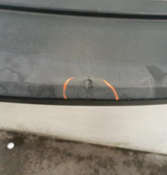 Pare choc arriere RENAULT MEGANE 3 Photo n°4