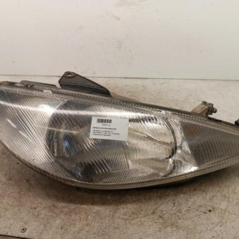 Optique avant principal droit (feux)(phare) PEUGEOT 206