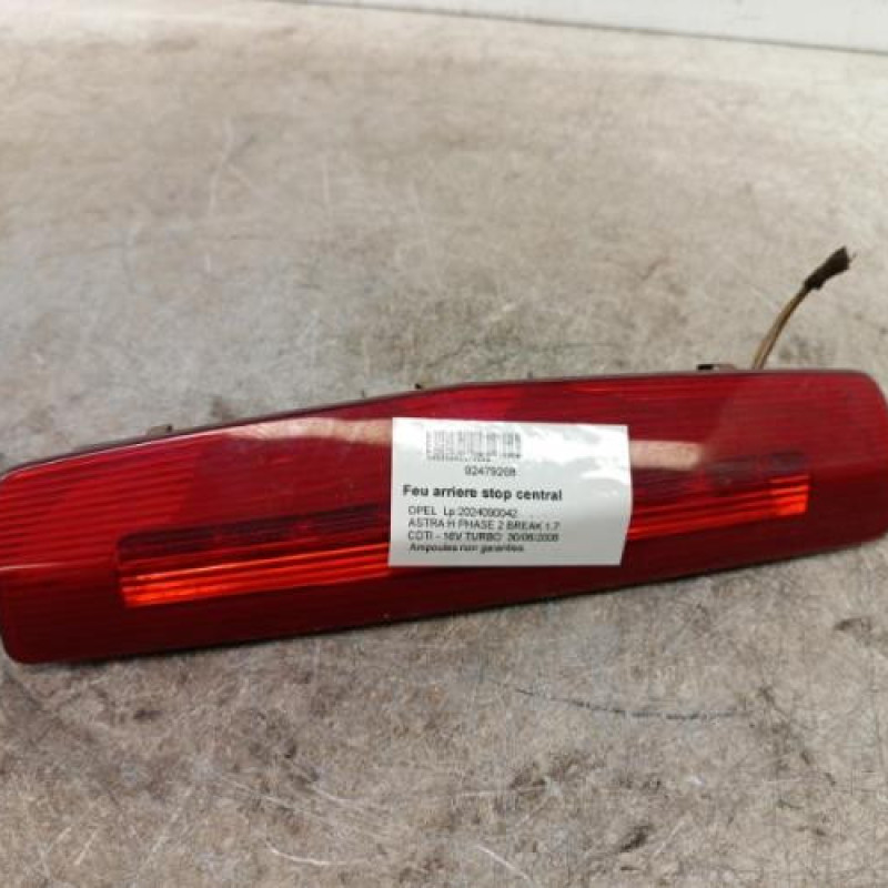 Feu arriere stop central OPEL ASTRA H Feu arriere stop central OPEL ASTRA H