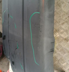 Pare choc arriere RENAULT CLIO 1 Photo n°6
