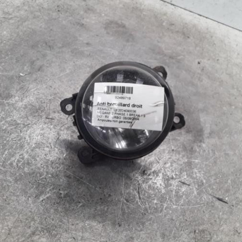 Anti brouillard droit (feux) RENAULT MEGANE 2