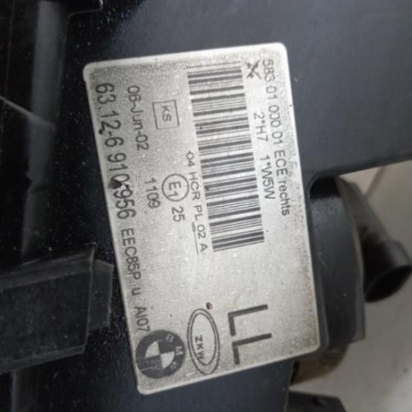 Optique avant principal droit (feux)(phare) BMW SERIE 3 E46
