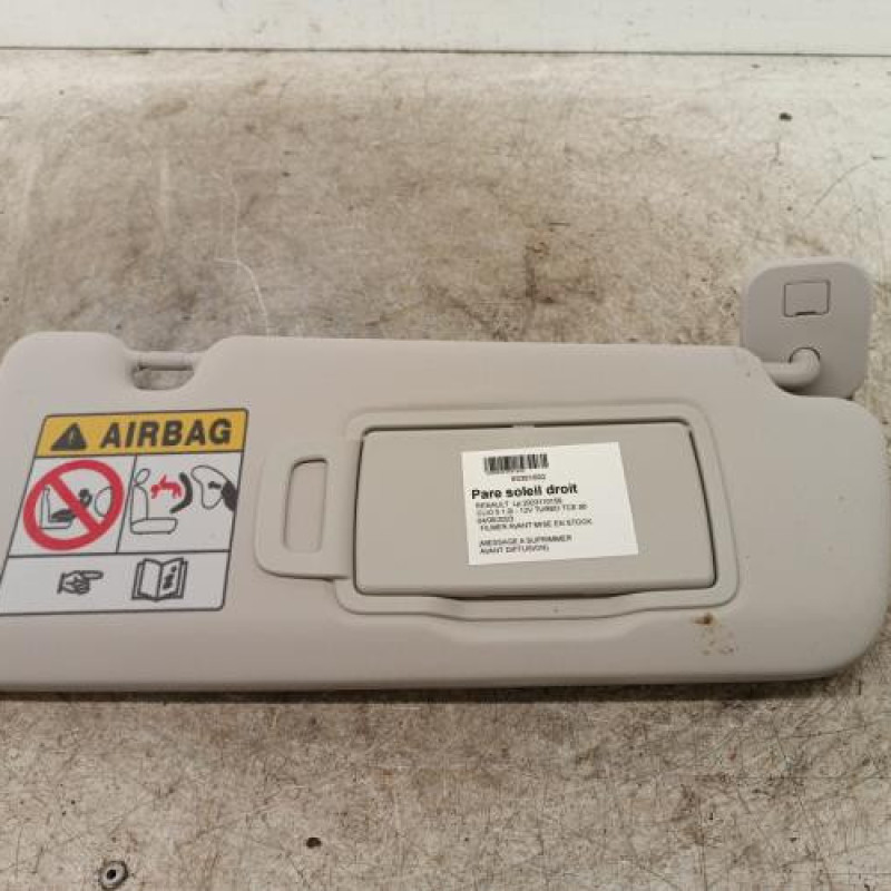 Pare soleil droit RENAULT CLIO 5 Pare soleil droit RENAULT CLIO 5
