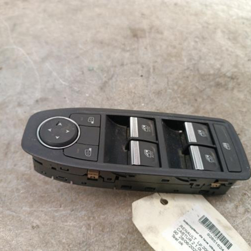 Interrupteur de leve vitre avant gauche RENAULT CAPTUR 2