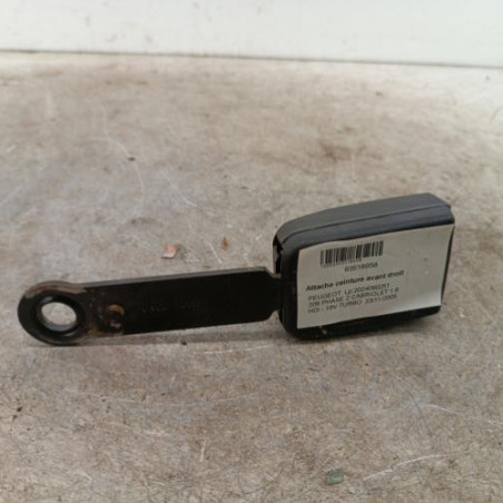 Attache ceinture avant droit PEUGEOT 206 Photo n°1
